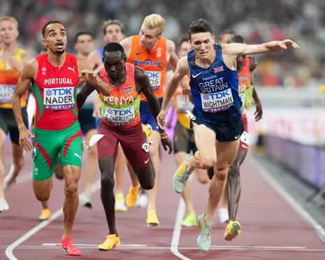 Great Britain's Wightman Narrowly Misses Gold as Portuguese Isaac Nader Wins Dramatic 1500m Title