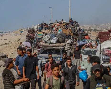 Israeli Forces Push to Compel Civilians Out of Gaza's Urban Center as Ground Offensive Advances