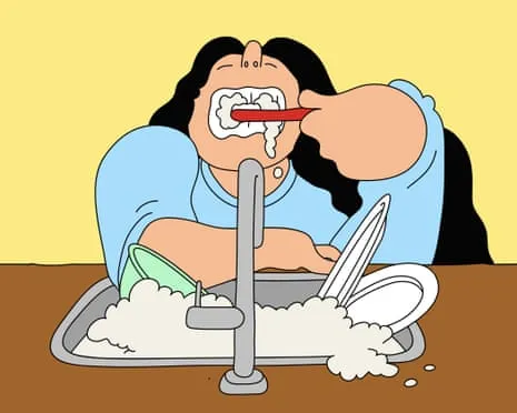 Should My Flatmate Cease Cleaning Her Teeth at the Kitchen Basin?